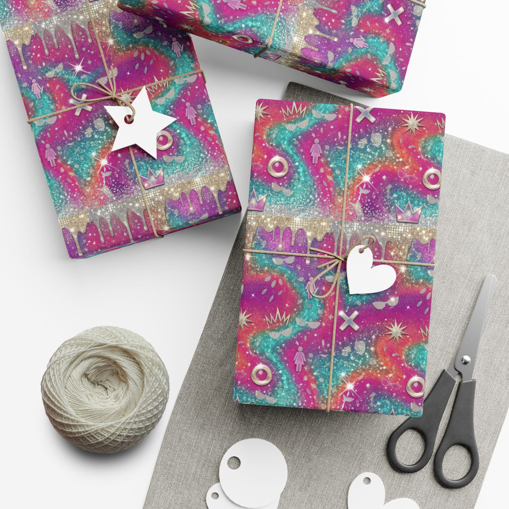 Colorful Abstract Gift Wrap Papers | Repeating Pattern