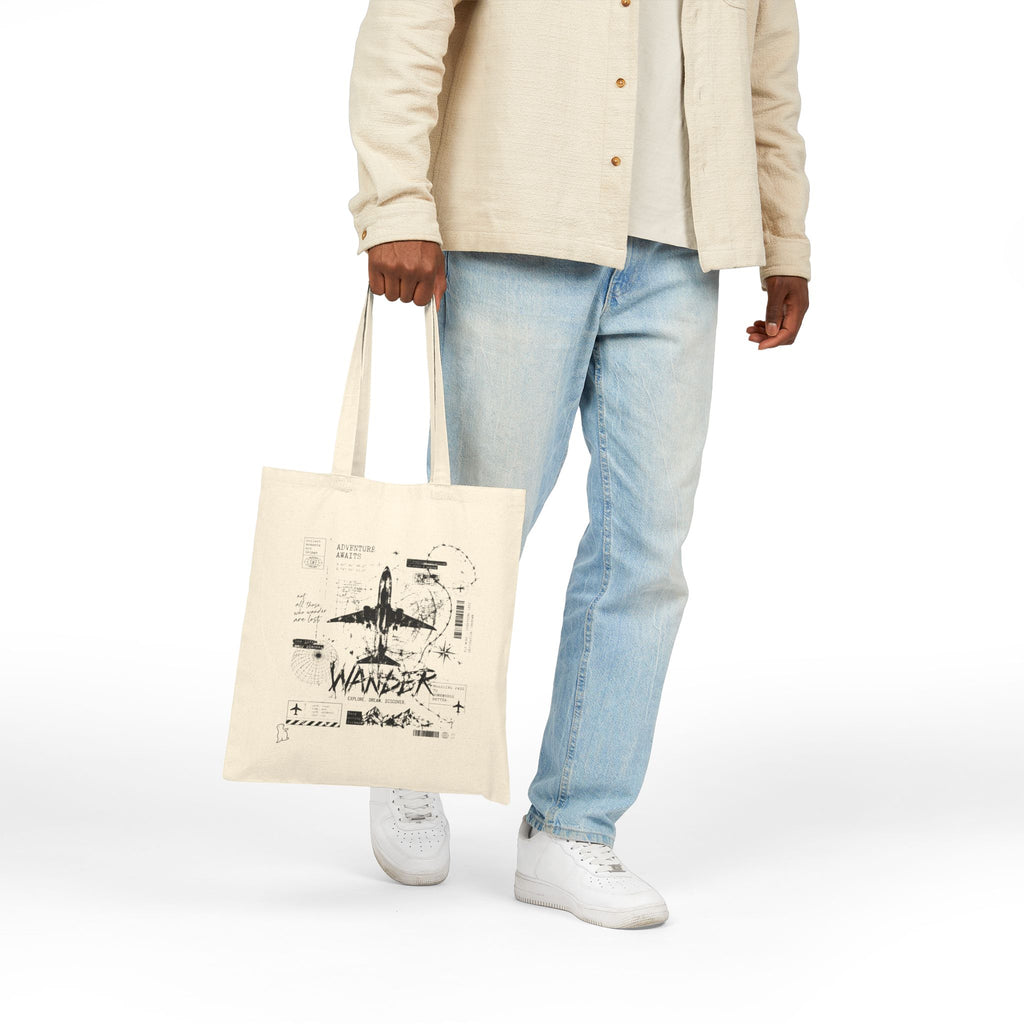 Canvas Tote Bag — Wander Plane